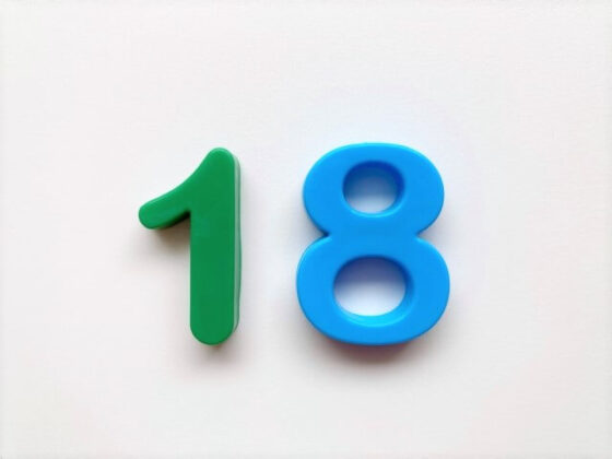数字の18